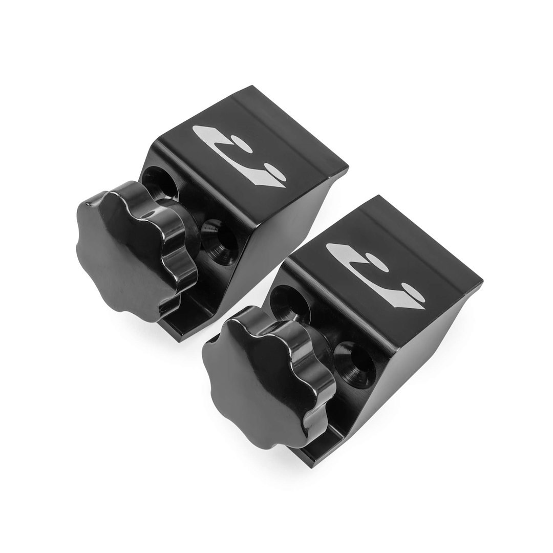 Kuat Innovat Jack Mount, Hi-Lift®, Mount Rack to T-Channels, Black, Anodized Finish, 6061-T6 Billet Machined Aluminum – AIXHLMT