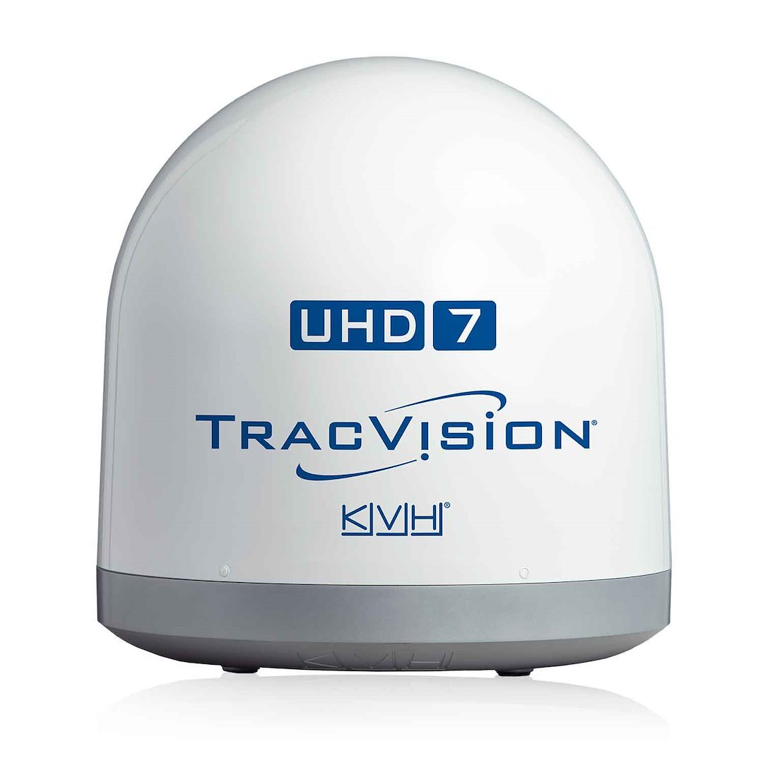 Kvh Industry Satellite TV Antenna Dome, Tracvision UHD7 27″ Standard Empty Dome/Baseplate, Complete Assembly. – 01-0290-03SL