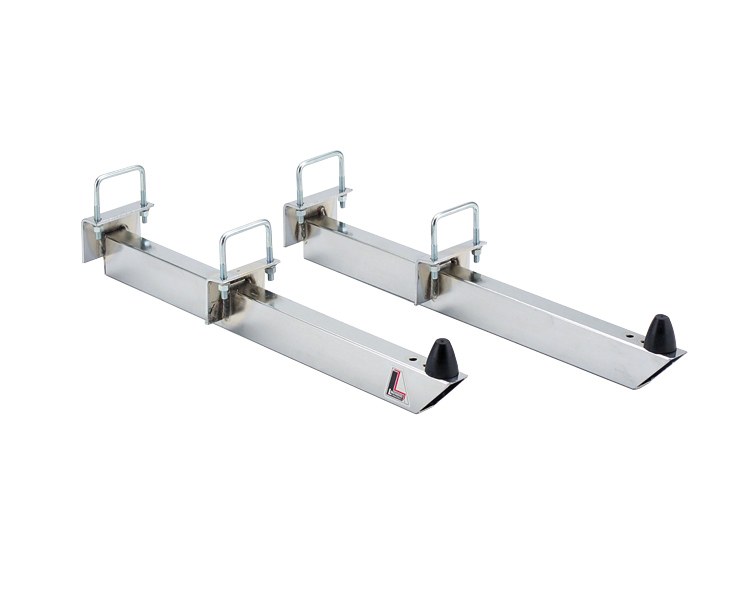Lakewood Traction Bar, Leaf Spring Mounted, 28 Inch Long, Chrome Plated, With Rubber Snubbers/ U-Bolt/ Installation Hardware, Set of 2 – 20470