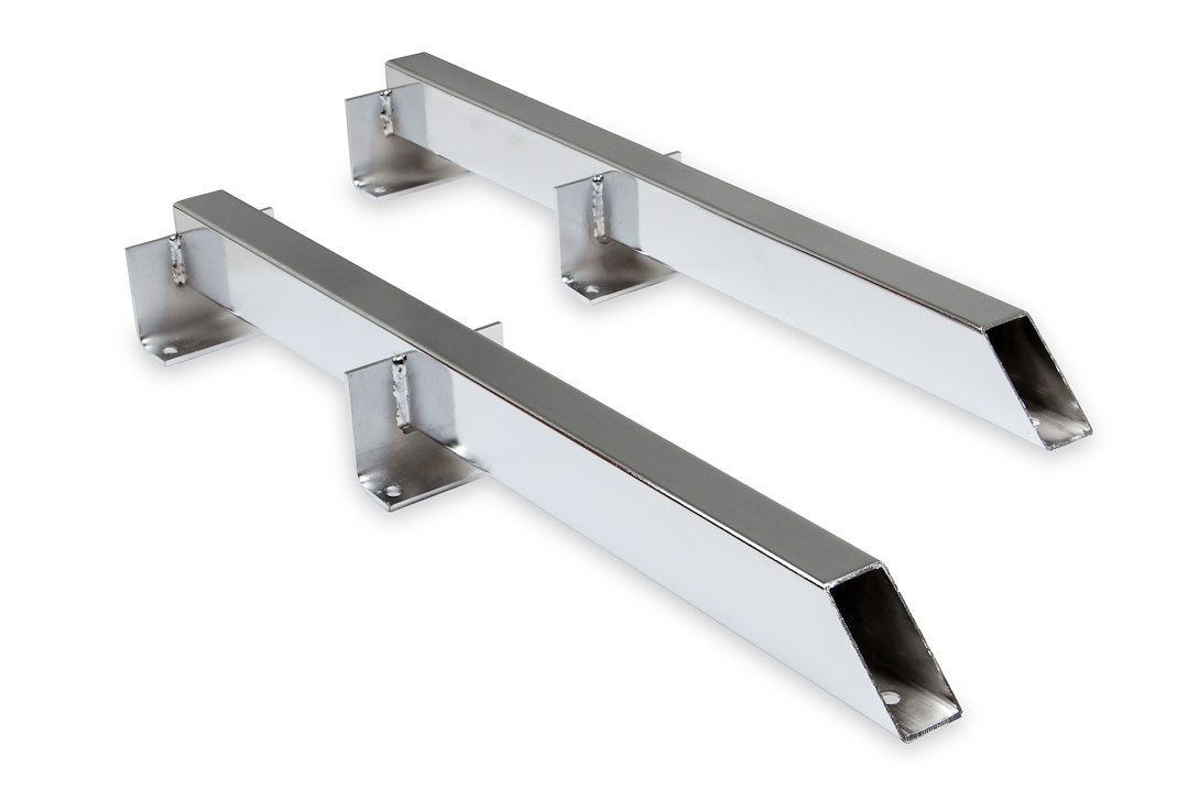 Lakewood Traction Bar, Leaf Spring Mounted, 28 Inch Long, Chrome Plated, With Rubber Snubbers/ U-Bolt/ Installation Hardware, Set of 2 – 20470