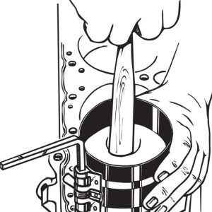 Lisle Piston Ring Compressor, Adjustable, 2-1/8 Inch to 5 Inch Range – 19500
