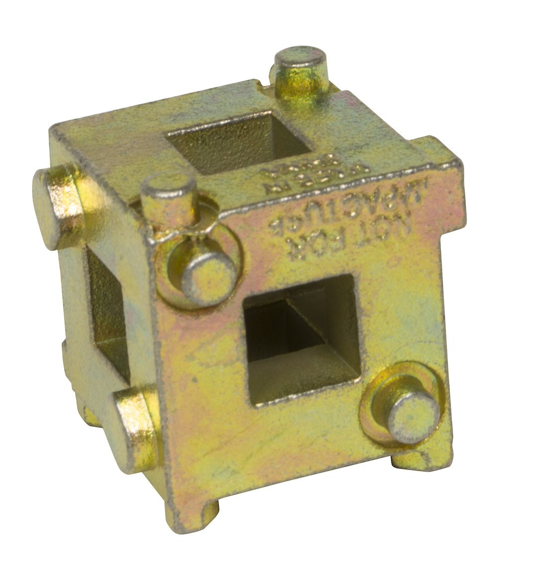 Lisle Caliper Piston Tool, Use with 3/8 Inch Drive Tool, Fits on Vehicles with Four Wheel Disc Brakes – 28600
