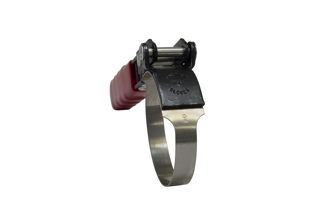 Lisle Oil Filter Wrench, Fits 2-3/8 Inch to 2-5/8 Inch Filters, Band Type, Stainless Steel Band/ Vinyl Handle Swivel Grip – 54400