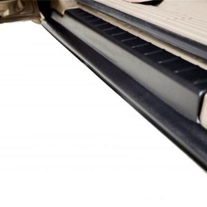 Bushwacker Rocker Panel Guard, Trail Armor ®, Flat, Matte Black, Dura-Flex ® 2000 Tpo, With Sill Plate – 14065