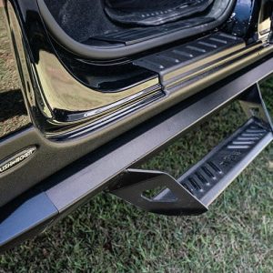 Bushwacker Rocker Panel Guard, Trail Armor ®, Flat, Matte Black, Thermoplastic Olefin – 14130