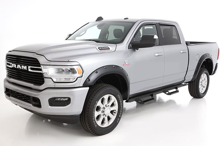 Bushwacker Fender Flare, Pocket Style®, Pocket Style/ Exposed Fasteners, 3 Inch Tire Coverage, Matte Black, Dura-Flex® 2000 ABS – 20146-02