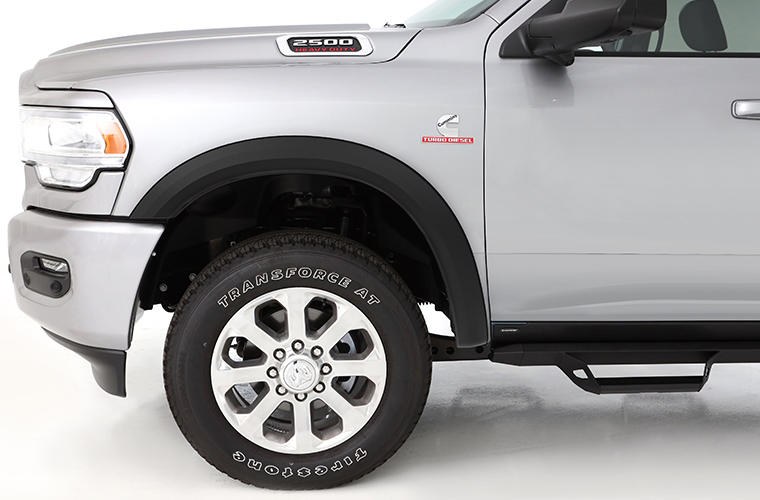 Bushwacker Fender Flare, “oe” Style ®, 1 Inch Tire Coverage, Matte Black, Dura-Flex ® 2000 ABS Smooth Plastic, 5 Inch Flare Height – 30910-02