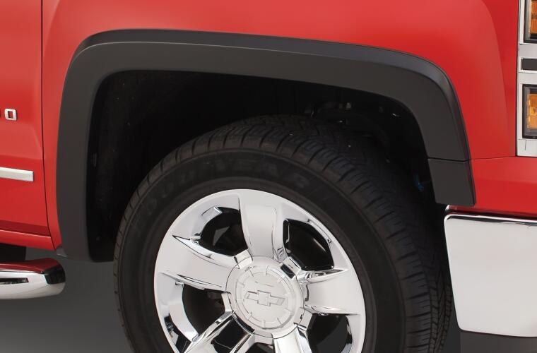 Bushwacker Fender Flare, “oe” Style ®, 3/4 Inch Tire Coverage, Matte Black, Dura-Flex ® 2000 ABS Smooth Plastic, 3-1/2 Inch Flare Height – 40113-02