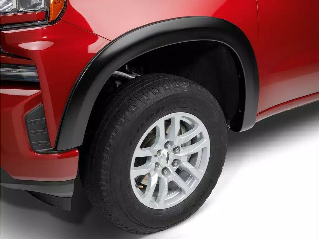 Bushwacker Fender Flare, “oe” Style ®, Smooth Style, Front 3/4 Inch/ Rear 3/4 Inch Tire Coverage, Matte Black – 40996-02