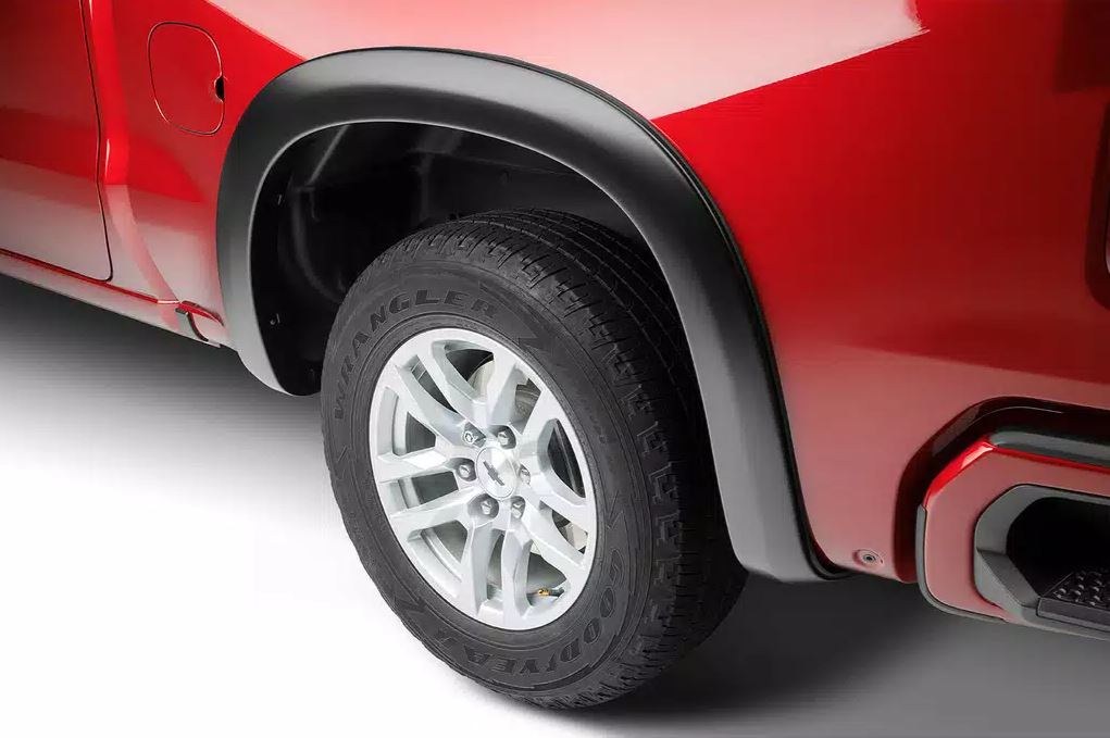 Bushwacker Fender Flare, “oe” Style ®, Smooth Style, Front 3/4 Inch/ Rear 3/4 Inch Tire Coverage, Matte Black – 40996-02