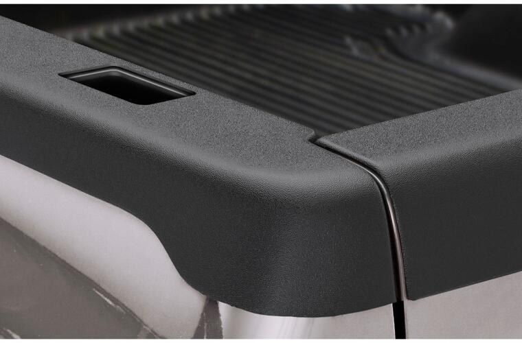 Bushwacker Bed Side Rail Protector, Ultimate, With Stake Pocket Holes, Smooth, Black, Dura-Flex ® 2000 Tpo Plastic, Direct-Fit – 48501