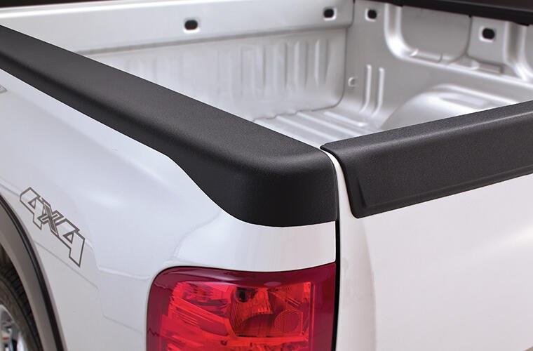 Bushwacker Bed Side Rail Protector, Ultimate, With Stake Pocket Holes, Smooth, Black, Dura-Flex ® 2000 Tpo Plastic, Direct-Fit – 58512