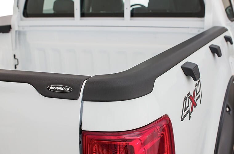 Bushwacker Bed Side Rail Protector, Ultimate, With Stake Pocket Holes, Smooth, Black, Dura-Flex ® 2000 Tpo Plastic, Direct-Fit – 58512