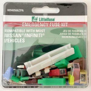 Littelfuse Fuse Assortment, Emergency Fuse Kit for Use with Most Nissan and Infiniti Vehicles – 00940566ZPA