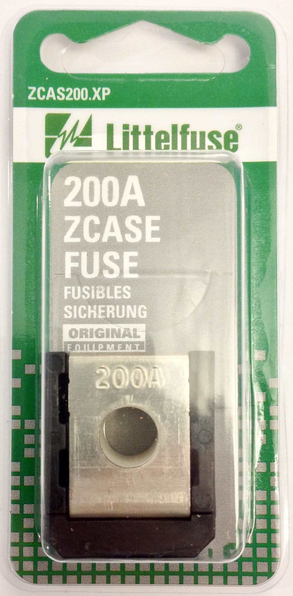 Littelfuse Fuse, Zcase®, Bolt Down, 200 Amp, Single – ZCAS200.XP