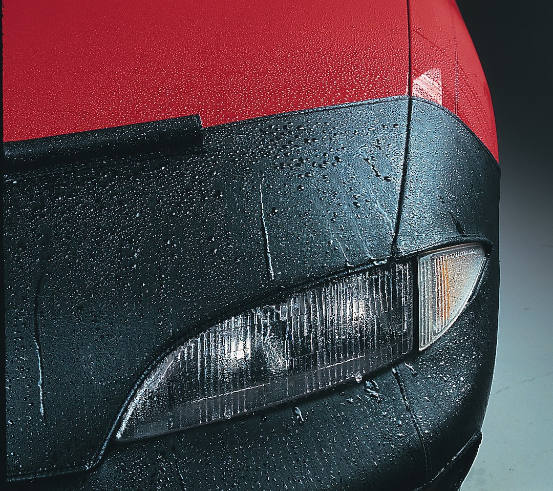 Lebra Bra, Lebra ® Custom, Front End and Hood Piece, Black, Leather Grain Vinyl – 551492-01