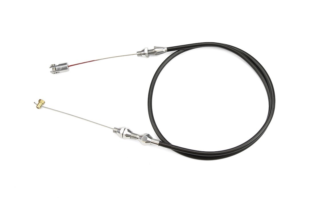 Lokar Throttle Cable, Hi-Tech, For Use with 94/ 95 Ford Efi, Black Housing, 36 Inch – TCP-1000EFIU36
