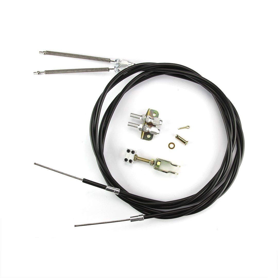 Lokar Parking Brake Cable, Universal for Lokar Floor Mount Parking Brake/ Lokar Connection Cable, Cut to Fit, Black – EC-80FU