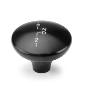 Lokar Shifter Knob, Auto Trans, GM 3 Speed Pattern, Screw Mounting, Black, Aluminum – SK-6972