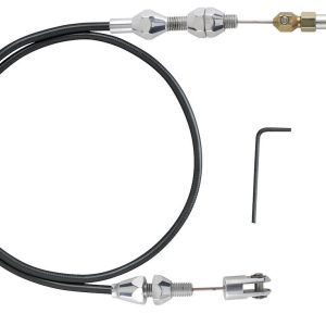 Lokar Throttle Cable, Hi-Tech, Universal for Factory/ Aftermarket Pedals, Stainless Steel, 24 Inch – TC-1000HT