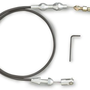 Lokar Throttle Cable, Hi-Tech, Universal for Factory/ Aftermarket Pedals, Black Housing, 24 Inch – TC-1000U
