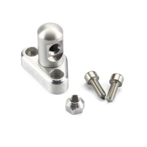 Lokar Throttle Body Cable Bracket, Mounts to Side of LS1 Manifold/ for Use with 3 Inch Linkage Cam, Brushed, Aluminum – TCB-40LS1