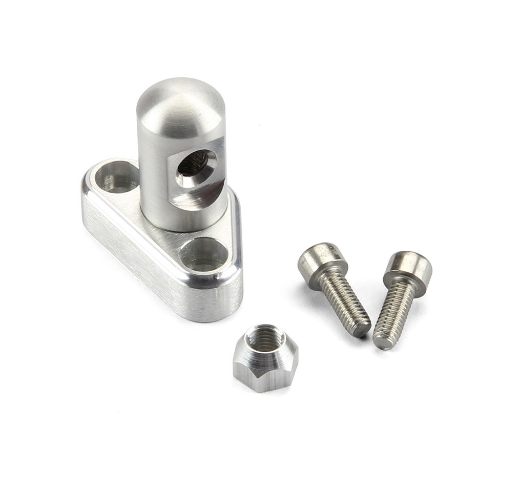 Lokar Throttle Body Cable Bracket, Mounts to Side of LS1 Manifold/ for Use with 3 Inch Linkage Cam, Brushed, Aluminum – TCB-40LS1