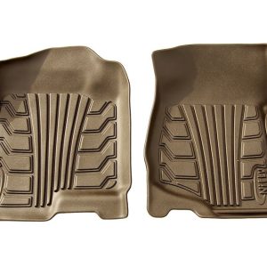Lund International Floor Liner, Catch-It, Tan, Molded Fit, Raised Blocks with Drip Channels, Vinyl, 2 Piece – 283114-T