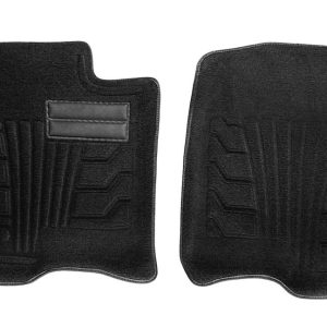 Lund International Floor Liner, Catch-It, Black, Molded Fit, Raised Blocks with Drip Channels, Nylon, 2 Piece – 583123-B