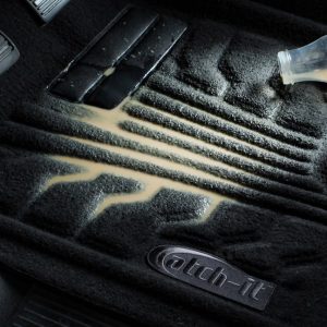 Lund International Floor Liner, Catch-It, Gray, Molded Fit, Raised Blocks with Drip Channels, Carpet, 2 Piece – 583124-G