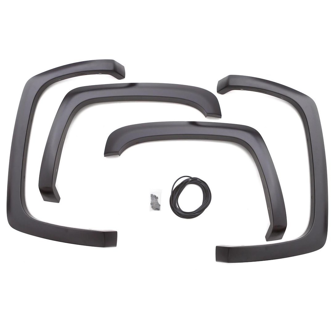 Lund International Fender Flare, Sx-Sport Style ™, Textured Black, Tri-Flex ™ ABS Thermoplastic, Set of 4 – SX125T