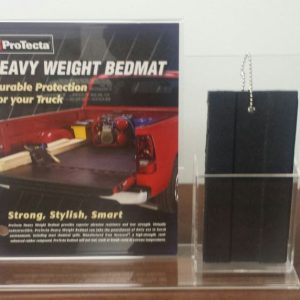 Lrv Point of Purchase Display, Bed Mat, Heavy Weight Bed Mat Display, Counter Top Display, Includes Sample Bedmat and Brochure – MD-15