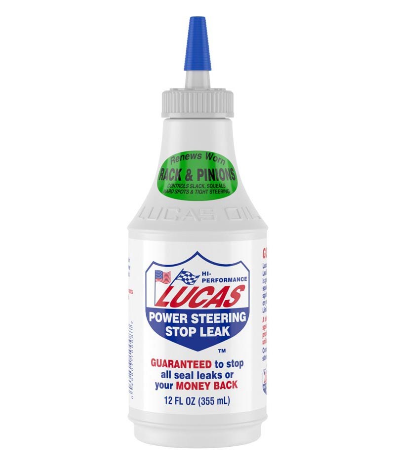 Lucas Oil Power Steering Sealer, Use to Stop Seal Leaks, 12 Ounce Bottle, Single – 10008