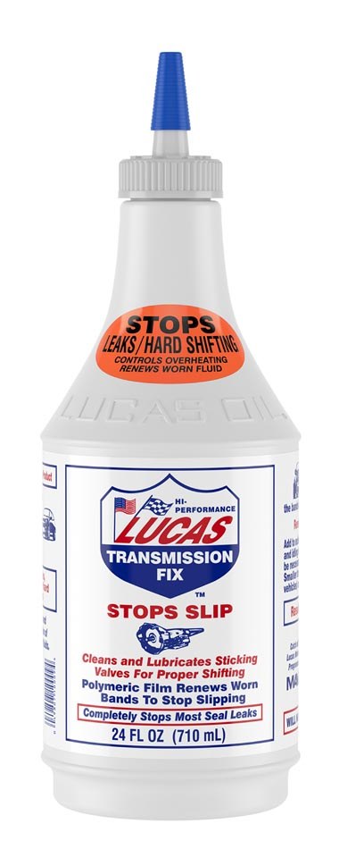 Lucas Oil Auto Trans Stop Leak, Transmission Fix ™, Use to Eliminate Seal Leaks, 24 Ounce Bottle, Single – 10009
