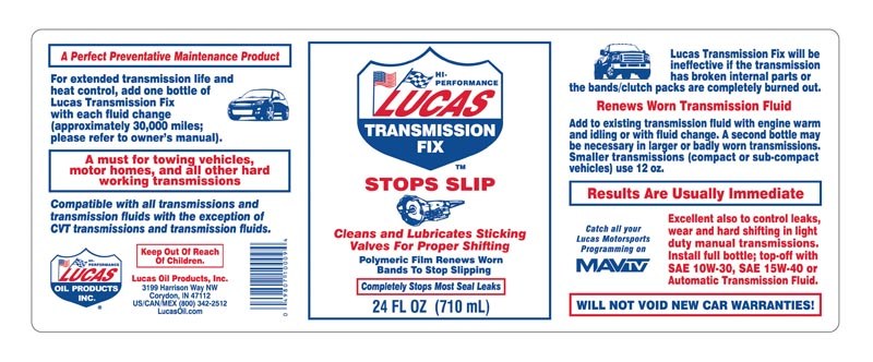 Lucas Oil Auto Trans Stop Leak, Transmission Fix ™, Use to Eliminate Seal Leaks, 24 Ounce Bottle, Single – 10009