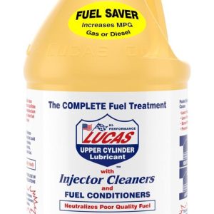 Lucas Oil Fuel Additive, For Diesel or Gas, Increase Fuel Economy/ Cleans and Lubricates Entire Fuel System, Treats Up to 400 Gallons of Fuel – 10013