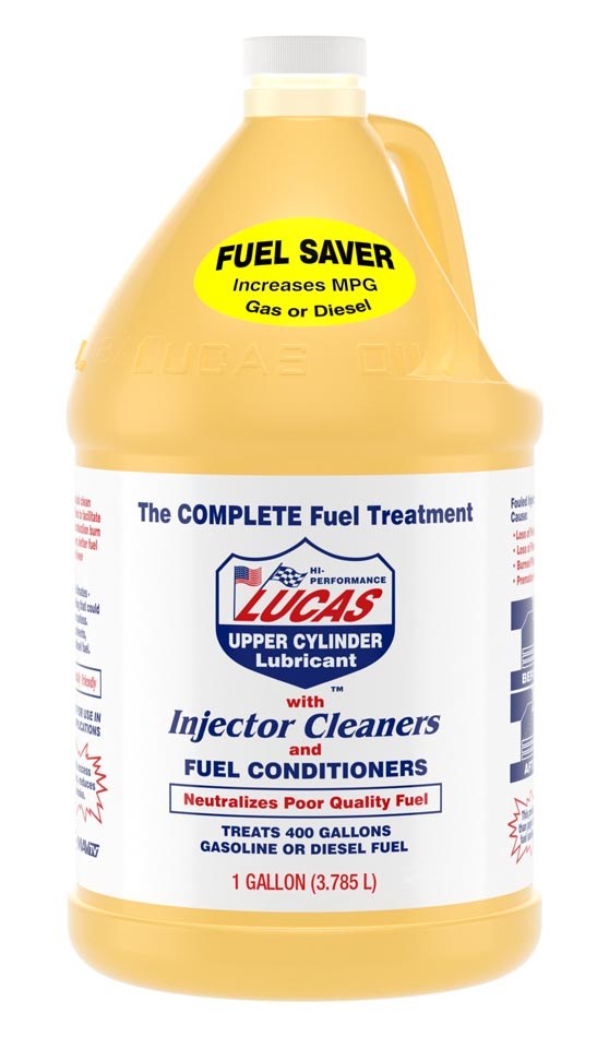 Lucas Oil Fuel Additive, For Diesel or Gas, Increase Fuel Economy/ Cleans and Lubricates Entire Fuel System, Treats Up to 400 Gallons of Fuel – 10013