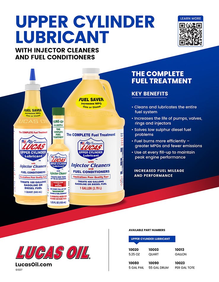 Lucas Oil Fuel Additive, For Diesel or Gas, Increase Fuel Economy/ Cleans and Lubricates Entire Fuel System, Treats Up to 400 Gallons of Fuel – 10013