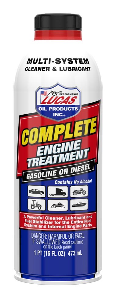 Lucas Oil Fuel System Cleaner, Use to Clean/ Lubricates and Fuel Stabilizer for Entire Fuel System and Integral Engine Parts, 16 Ounce Can – 10016