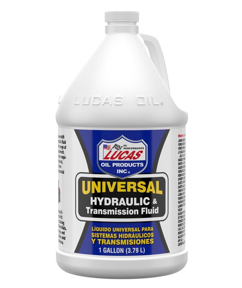 Lucas Oil Hydraulic Fluid, Use for Hydrostatic Transmissions, 1 Gallon Jug, Single – 10017