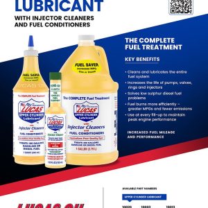 Lucas Oil Fuel Additive, For Diesel or Gas, Increase Fuel Economy/ Cleans and Lubricates Entire Fuel System, Treats Up to 25 Gallons of Fuel – 10020