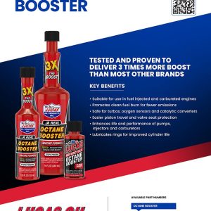 Lucas Oil Octane Booster, Use to Reduce Knocks and Pings/ Cleans Fuel Injectors/ Safe for Turbos/ Oxygen Sensors/ Catalytic Converters – 10026