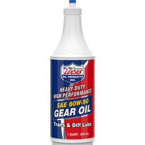 Lucas Oil Gear Oil, Single, 1 Quart Bottle, 80W-90 – 10043