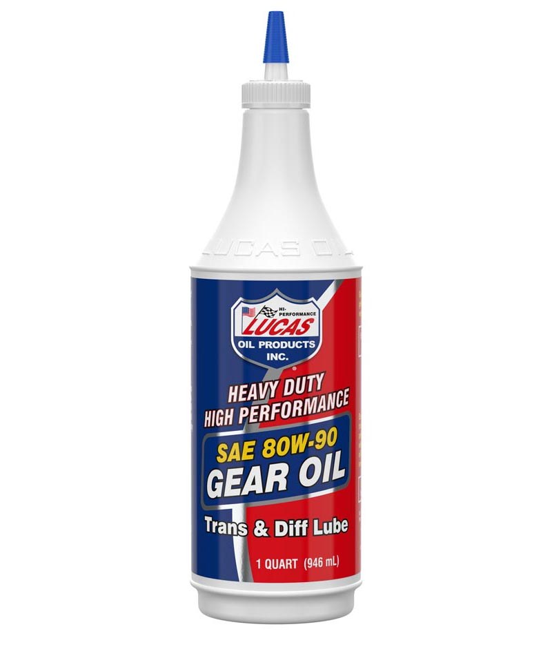 Lucas Oil Gear Oil, Single, 1 Quart Bottle, 80W-90 – 10043