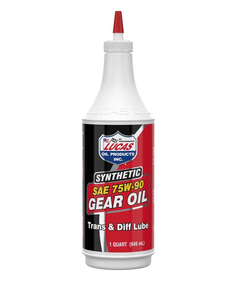 Lucas Oil Gear Oil, Single, 1 Quart Bottle, 75W-90, Synthetic – 10047