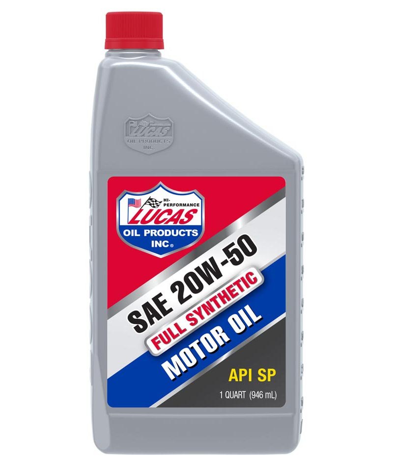 Lucas Oil Oil, SAE 20W-50, Synthetic, 1 Quart Bottle, Single – 10054