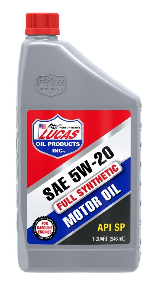Lucas Oil Oil, SAE 5W-20, Synthetic, 1 Quart Bottle, Single – 10082