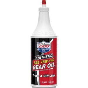 Lucas Oil Gear Oil, Single, 1 Quart Bottle, 75W-140, Synthetic – 10121