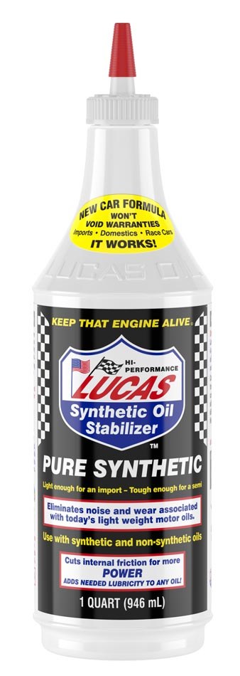 Lucas Oil Oil Additive, Use with Synthetic Oil, Use to Control Heat and Wear IN Motorcycles/ Air-Cooled Engines/ All Drive Train Components – 10130
