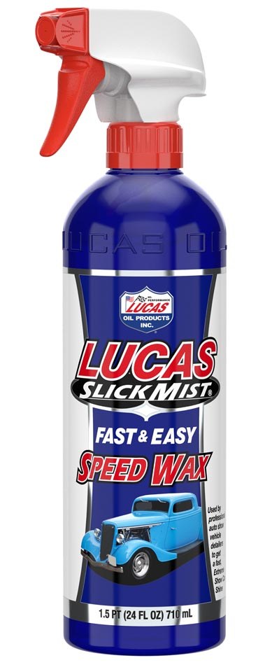 Lucas Oil Car Wax, Slick Mist ®, Liquid, 24 Ounce Spray Bottle, Single – 10160